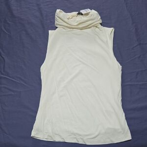 Final Touch Cream Sleeveless Top From Windsor